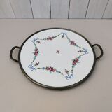 Vintage earthenware serving tray