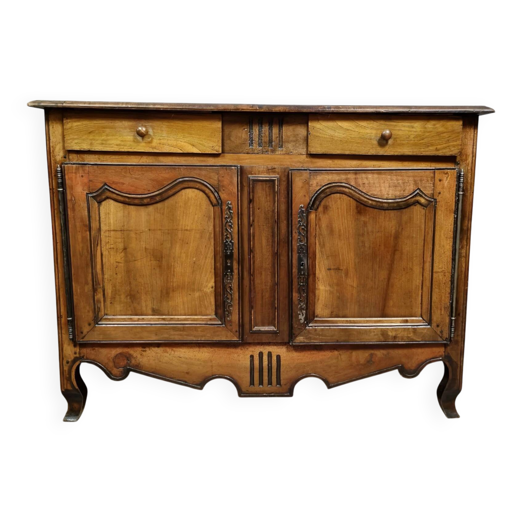 Louis XV period sideboard in walnut and solid oak circa 1750