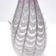 Vase en verre de Murano lilas et transparent par Alberto Donà, Italie