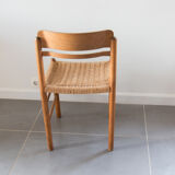 Chair made of wood and rope