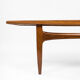 Table basse en teck et verre Fresco de G Plan, 1967