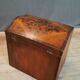 Chest painted with characters