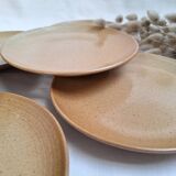 Vintage village stoneware dessert plates