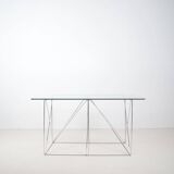 Table à manger minimaliste conçue par Max Sauze, années 1970