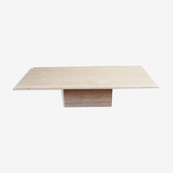 Table basse travertin