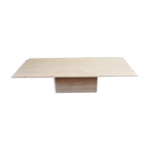 Travertine coffee table