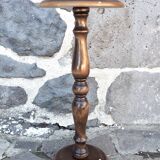 Wooden saddle column