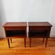 Pair of Scandinavian style bedside tables from the 1970s