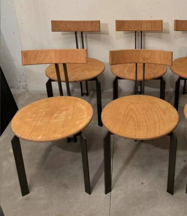 Martin Hasksteen, 4 chaises Zeta, Harvink 1980 Hollande