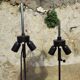 2 60s floor lamps