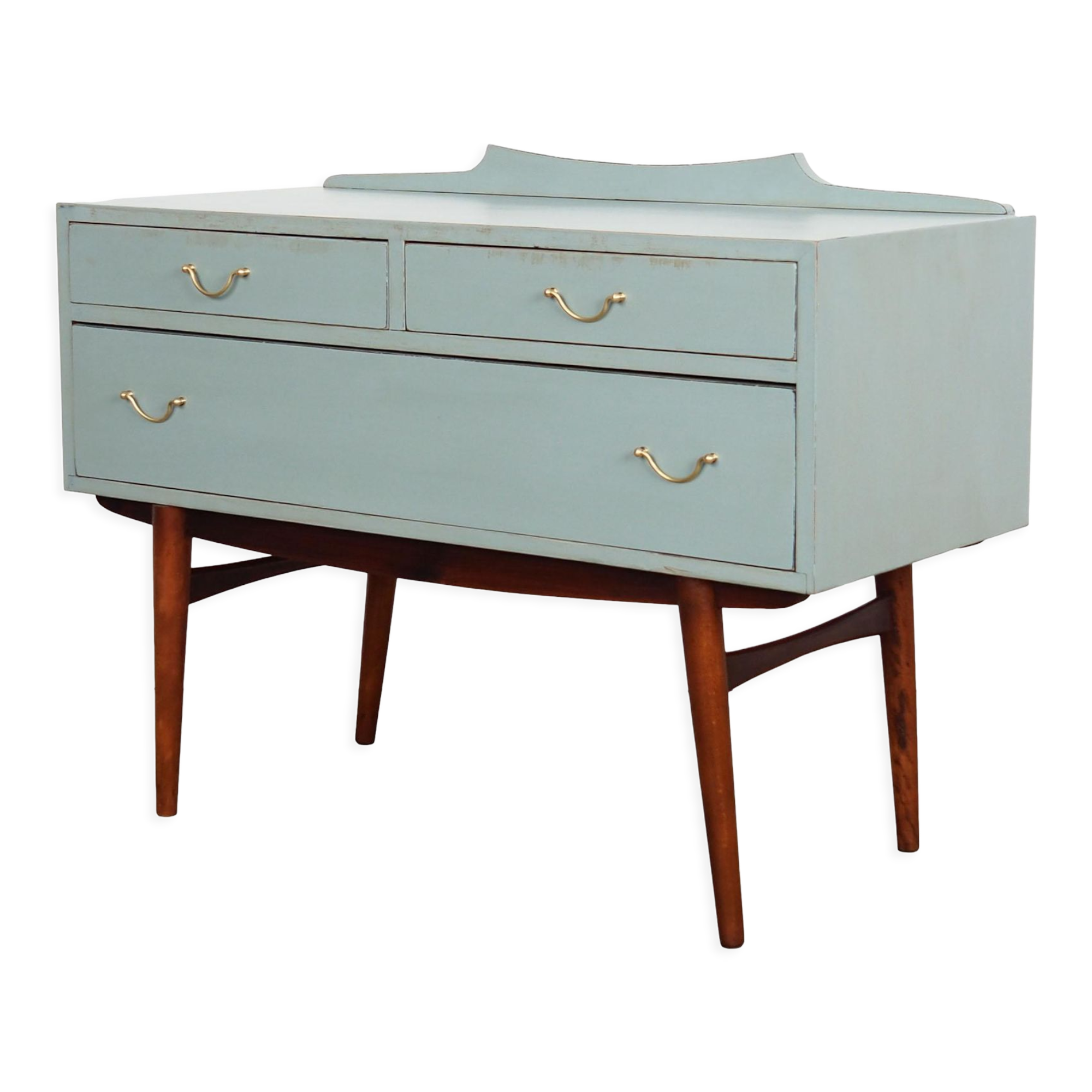 Beechwood chest of drawers, Danish design, 1970s, made in Denmark