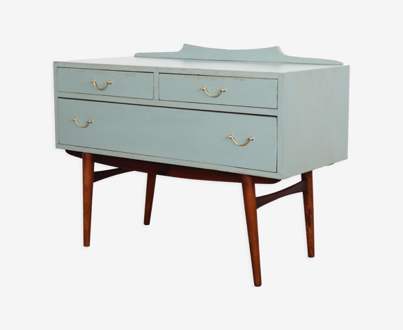 Commode en bois de hêtre, design danois, années 1970, fabriqué au Danemark
