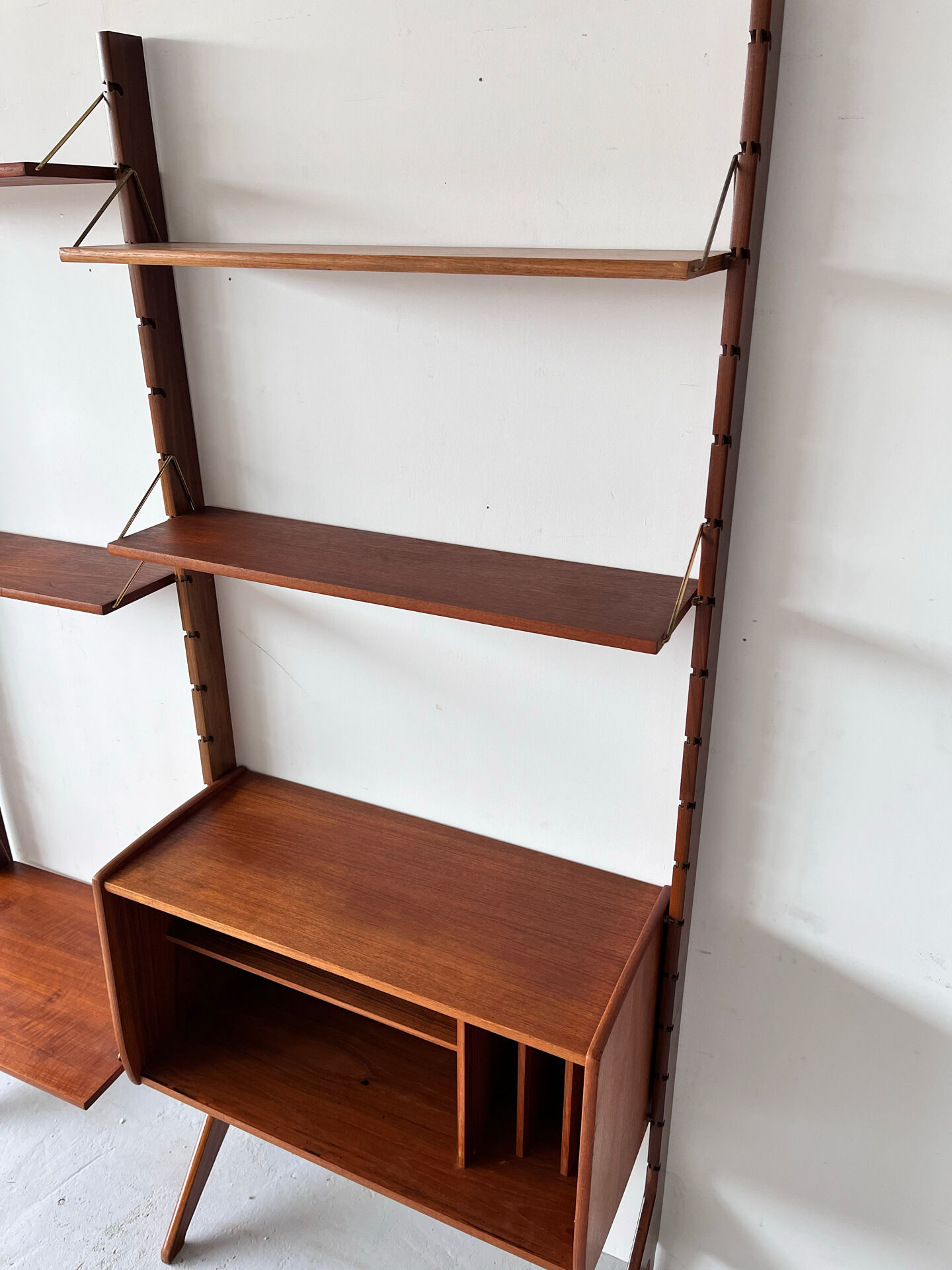 Scandinavian Bookcase, John Texmon, Mid century, Norway