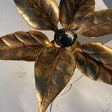Willy Daro floral Florentine wall sconce