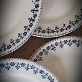 Set 6 plates Terre de Fer Barbeaux