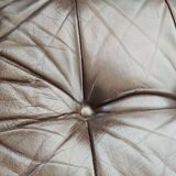 Sofa and 2 armchairs by Johan Bertil Ugggstrom 1970s chrome leather