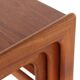 Tables gigognes Salin Nyborg - design danois du milieu du siècle moderne en teck
