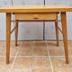 Vintage light wood school desk – Baumann model, 1950s-1960s