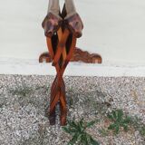 "Dagobert" folding chair with lion heads