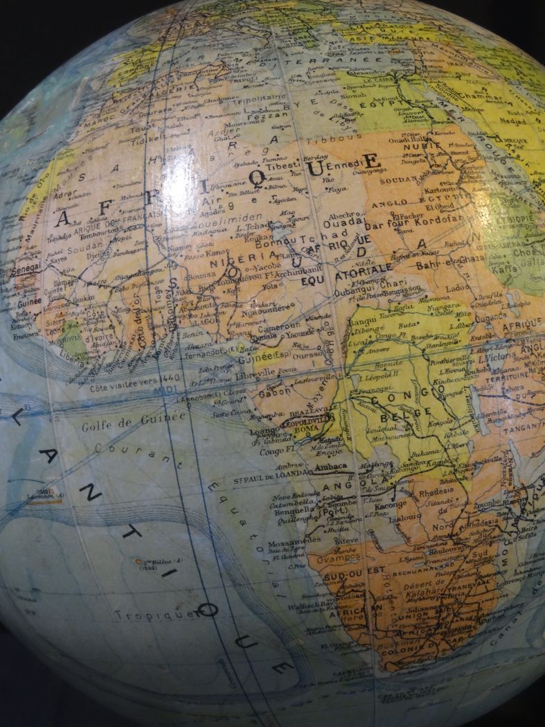 Globe Forest early XXth diameter 37 cm