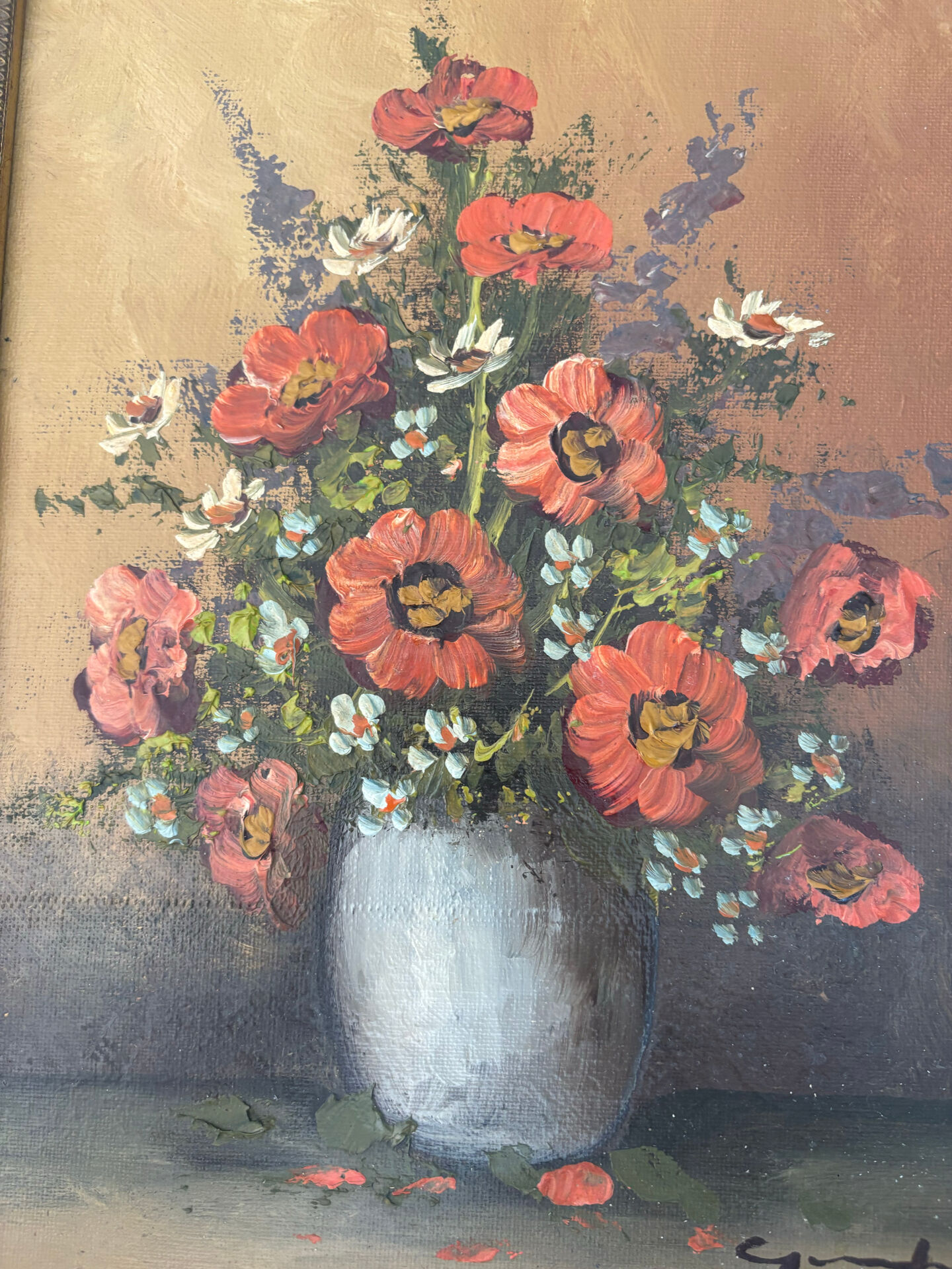 Peinture à huile sur toile