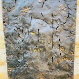 Set of three brutalist wall sculptures, by Irv Bramberg, vintage