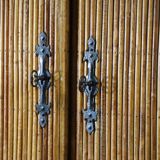 Vintage woven rattan sideboard - 1960