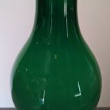 Green opaline water drop pendant light from the 50s/60s