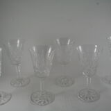 6 wineglasses No. 5 St. louis model tarn