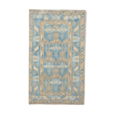 ative Soft Muted Color Turkish Oushak Rug, Living Room Rug 2'7" X 6'12"
