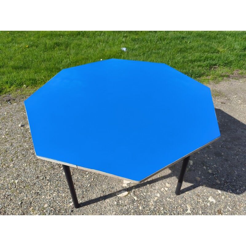Vintage octagonal communal table