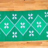 Double-sided carpet entirely handmade in wool