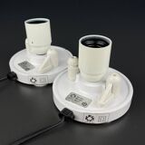 Idra table lamps in Murano glass by Rosanna Toso for Leucos, Italy, 1980s, set of 2