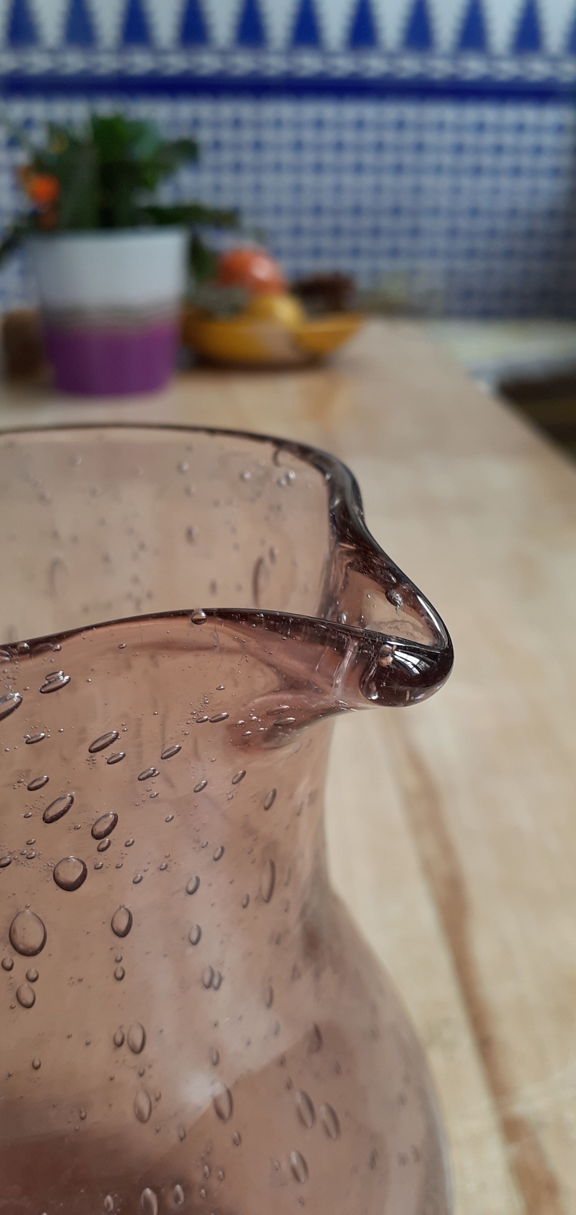 Glassware biot pichet vintage 1970