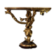 Carved and Gilded Wooden Console Imitating Natural Wood, Italy circa 1880