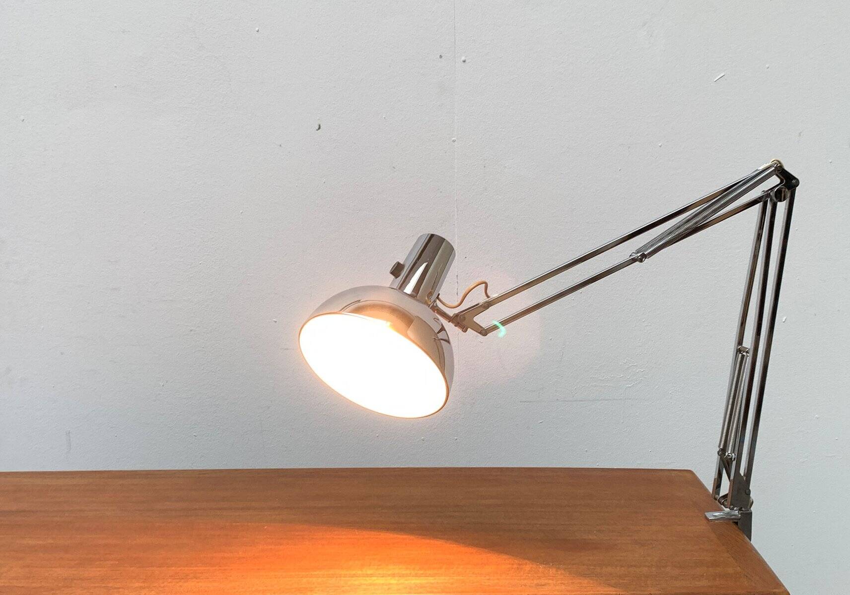 Louis Poulsen Chrome IT Desk Lamp, 1970s