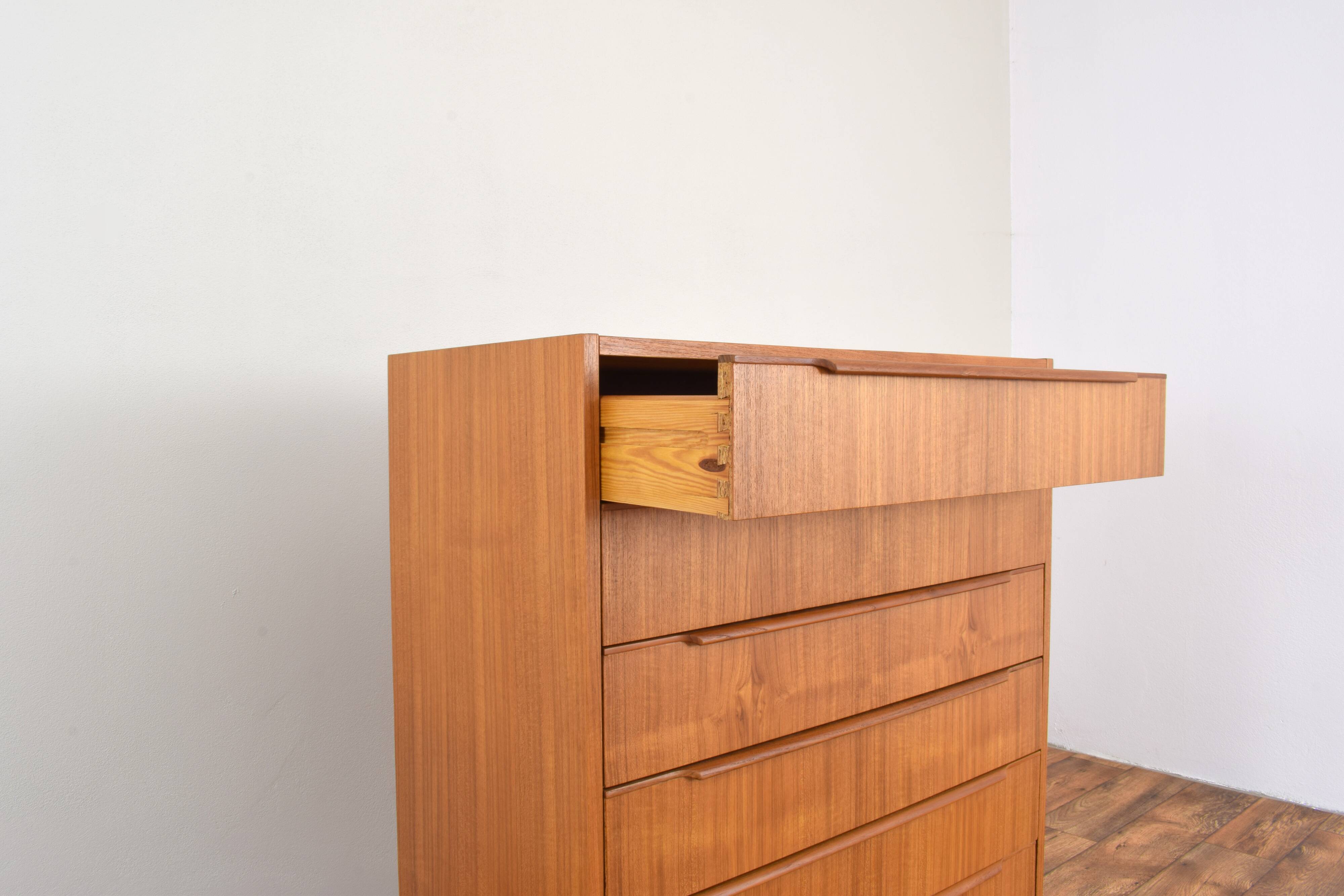 Commode à tiroirs en teck, Danemark, 1960