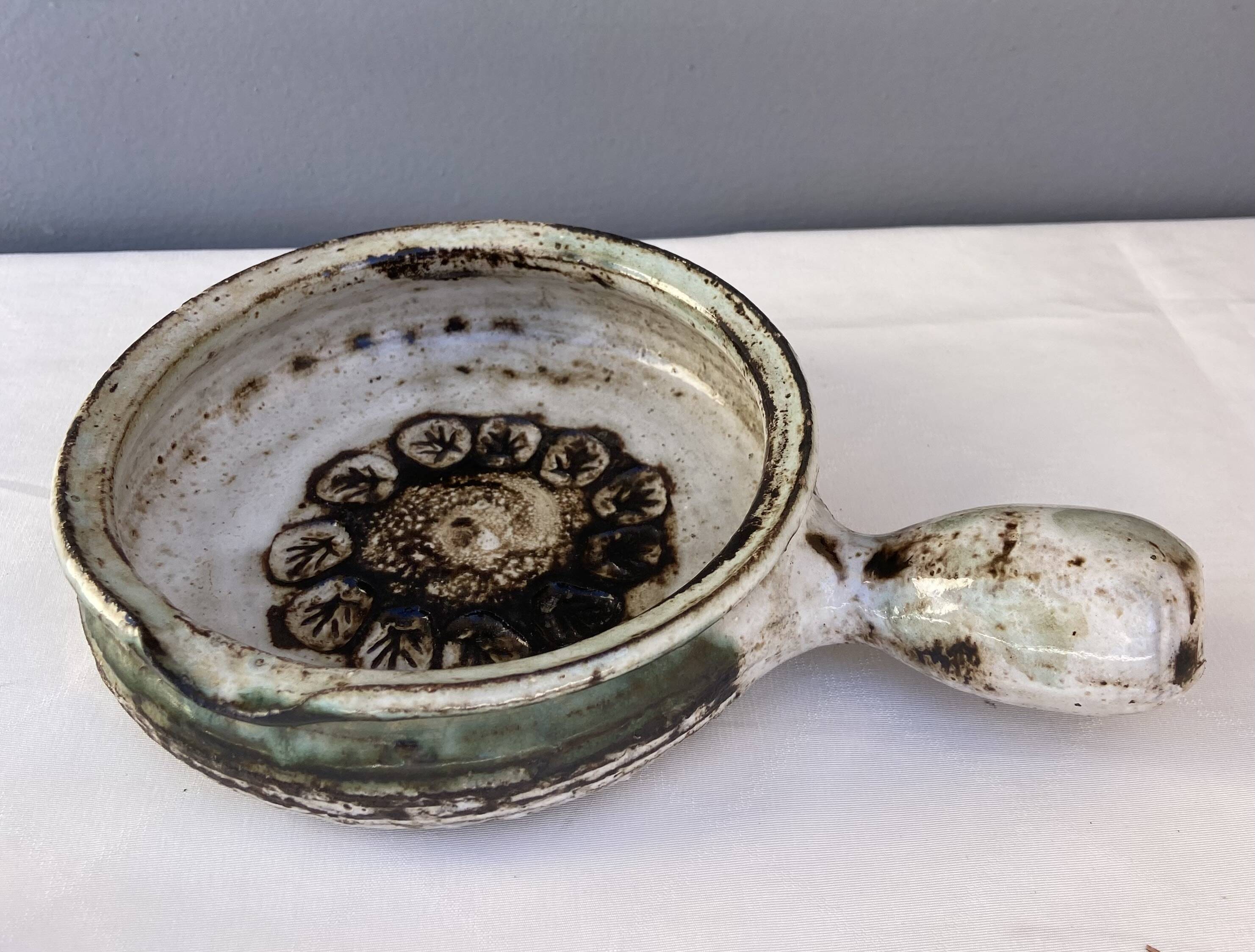 Two fondue pots by Albert Thiry