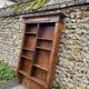 Antique oak wall shelf