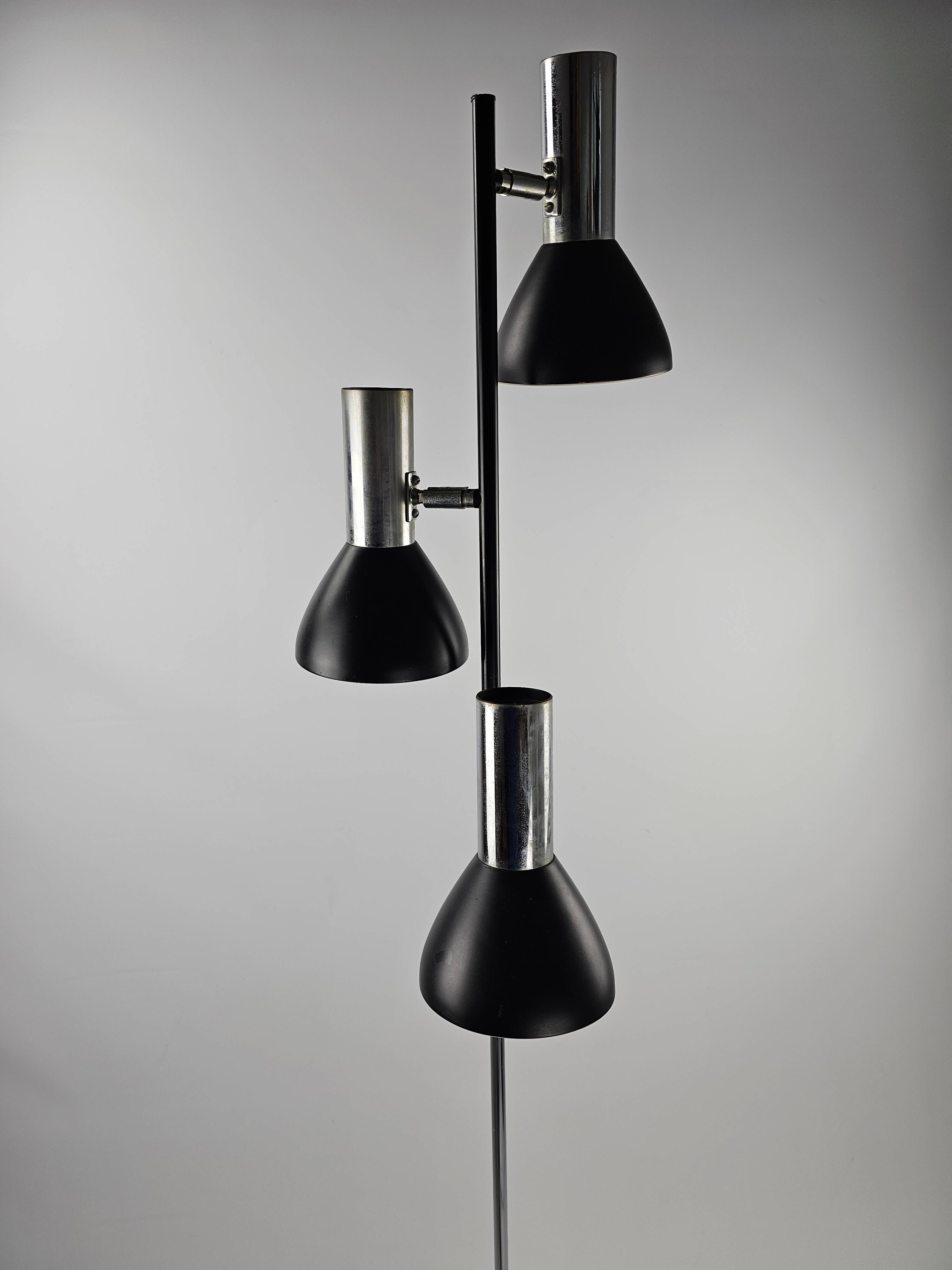 Lampe vintage chromée Koch et Lowy