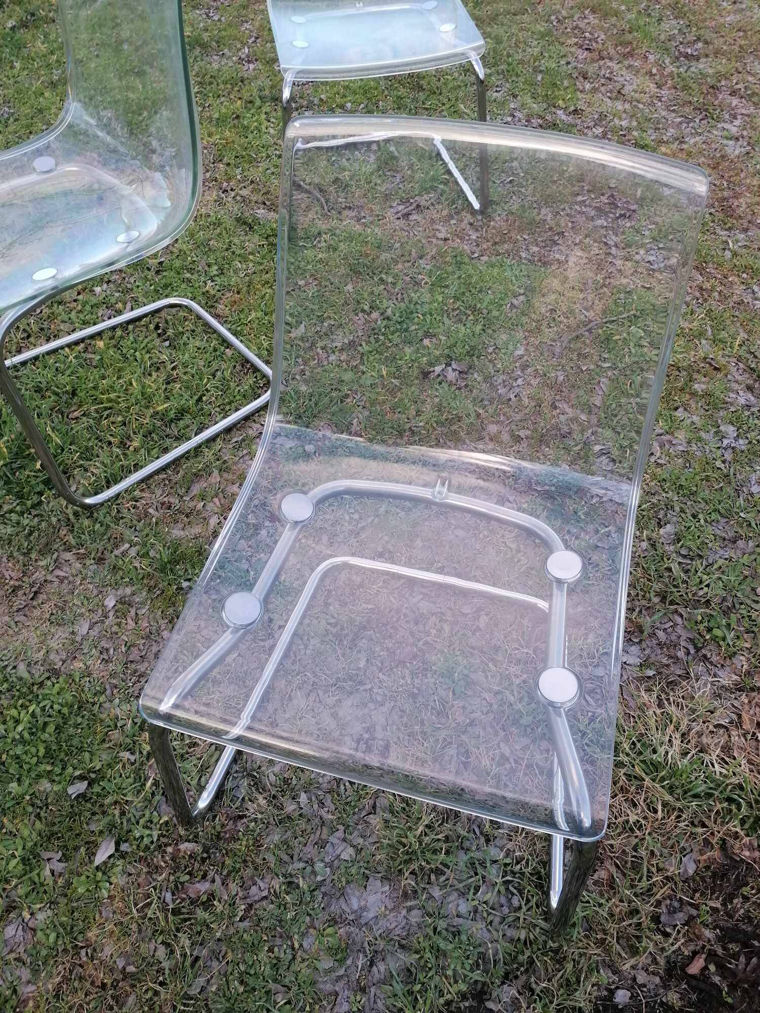 Set of 3 Tobias chairs by Carl Ojerstam for IKEA, 90s