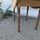 Table ronde rabattable