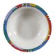 Set of 4 vintage Memphis style deep plates.