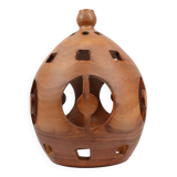 Suspension ou abat‑jour en céramique artisanale signée Ludovic