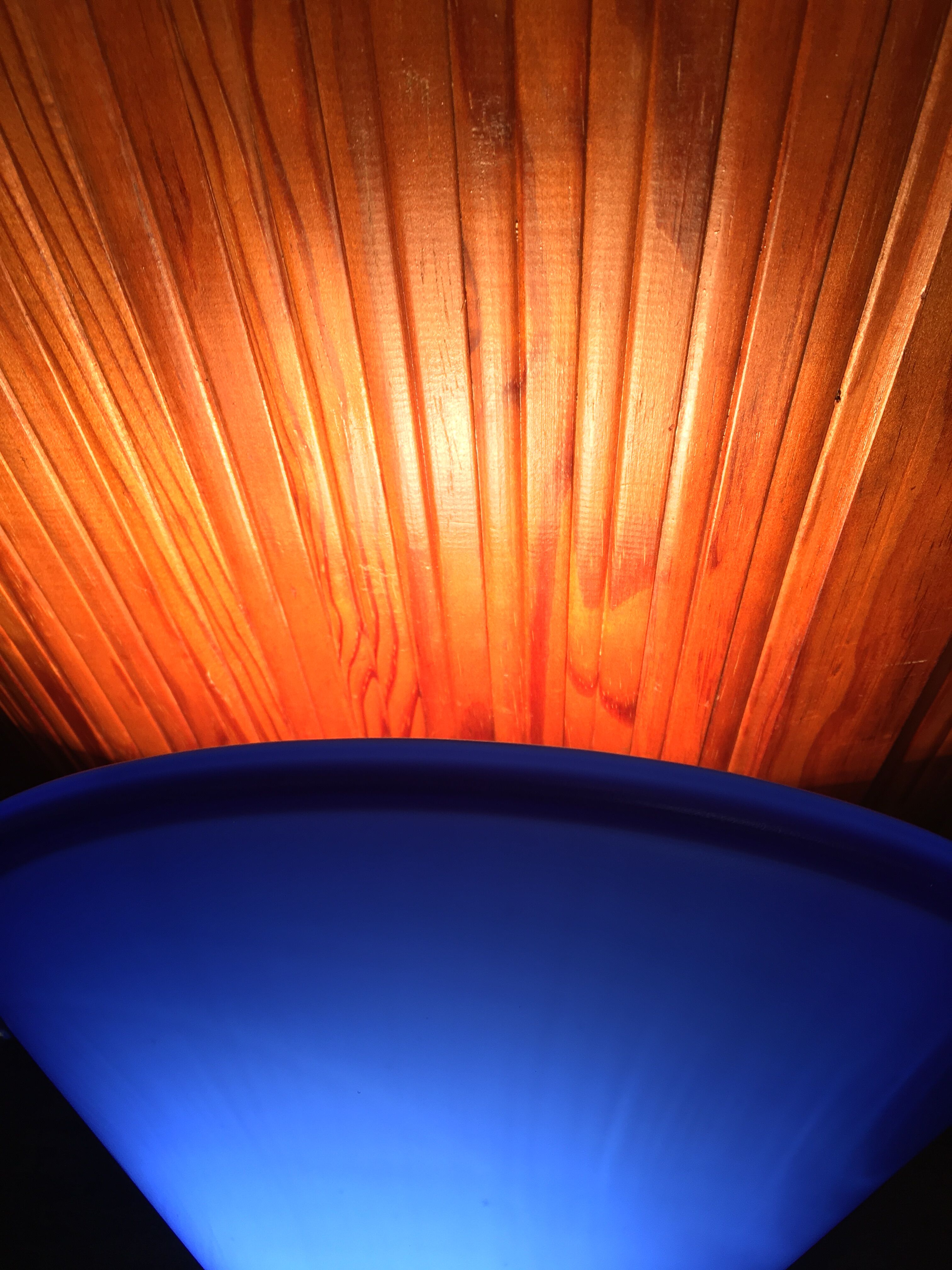 Wall lamps - indigo blue - publisher Domec - 1980s