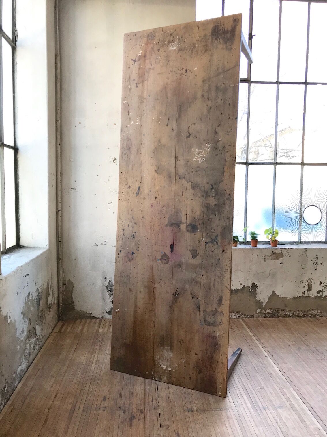 Vintage pine farm table