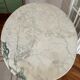 Table ovale en marbre vintage