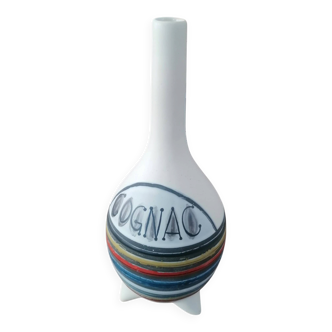 Ceramic Cognac Bottle by Roger Capron - Vallauris 1960s