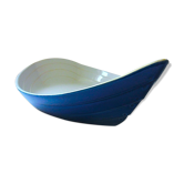 Breton earthenware dish, by the Appolia workshop in Languidic, forming the hull of a boat