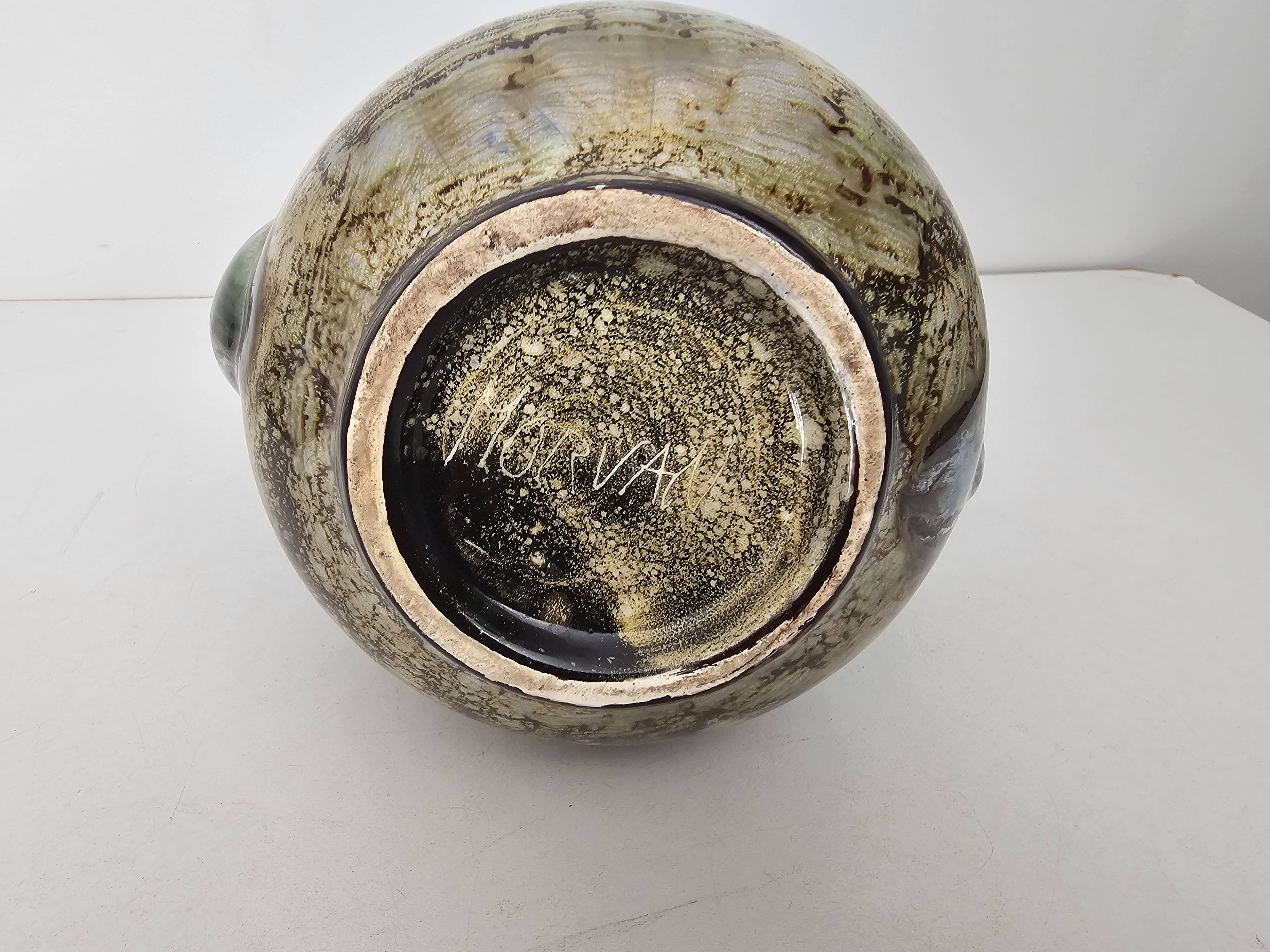 Coffee set (coffee maker + 12 cups) signed Morvan - Gaston Gaubier 70's